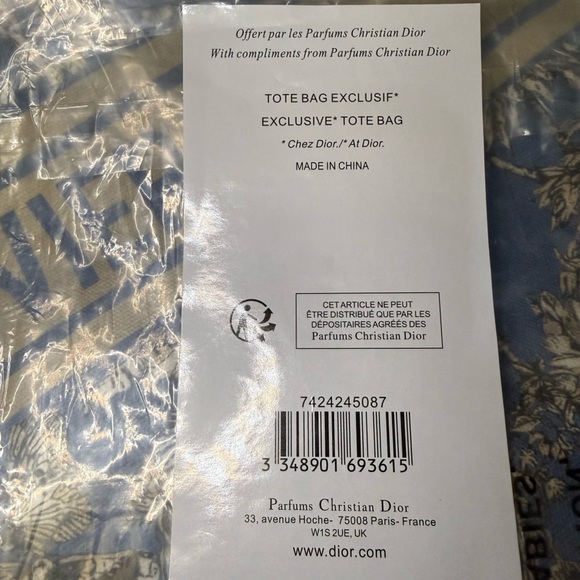 Dior Dioriviera Canvas Novelty Tote - Picture 9 of 9